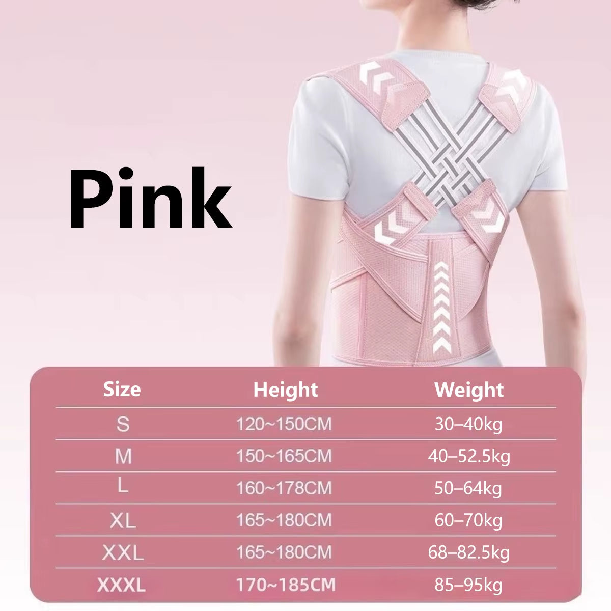 Back Brace Posture Corrector for Women and Men, Shoulder Straightener Adjustable Full Back Support Upper and Lower Pain Relief